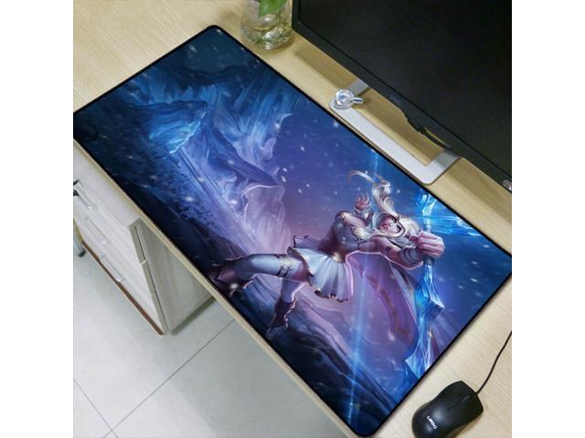 Large Mouse Pad for League of Legends Darius with Stitched Edges Gaming Mouse Mat Non-Slip Rubber Base Mousepad for Laptop,Computer,PC,Keyboard,11.8x23.6 