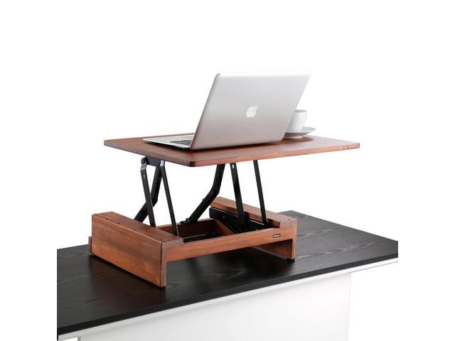 Comix Standing Desk Height Adjustable, Wooden Standing Desk Converter