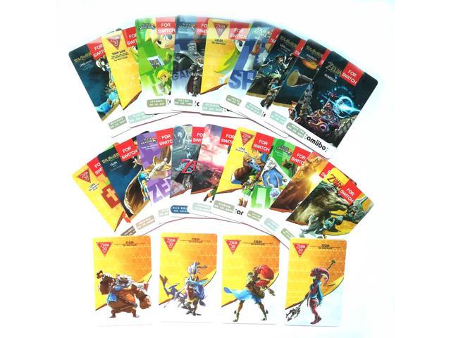 22pcs Zelda Botw Amiibo Nfc Pvc Tag Cards With 20 Hearts Wolf Link Majora S Mask 4 Champion Card For Ns Switch Wii U New 3ds Games Newegg Ca