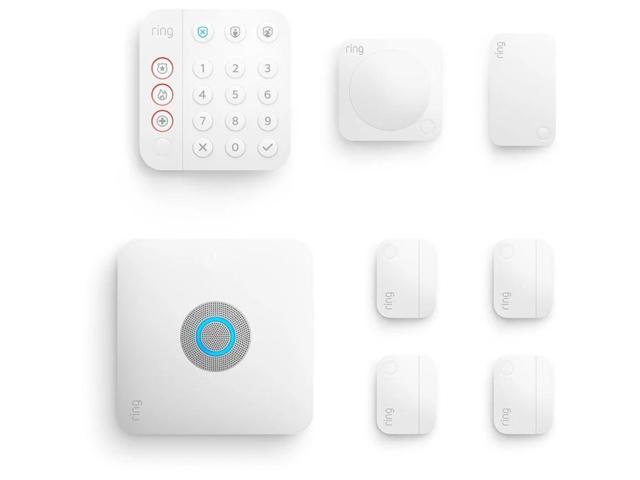 6 x HOME Protected-24hr Alarm System-Internal Stickers-Premises,Safety,Security 