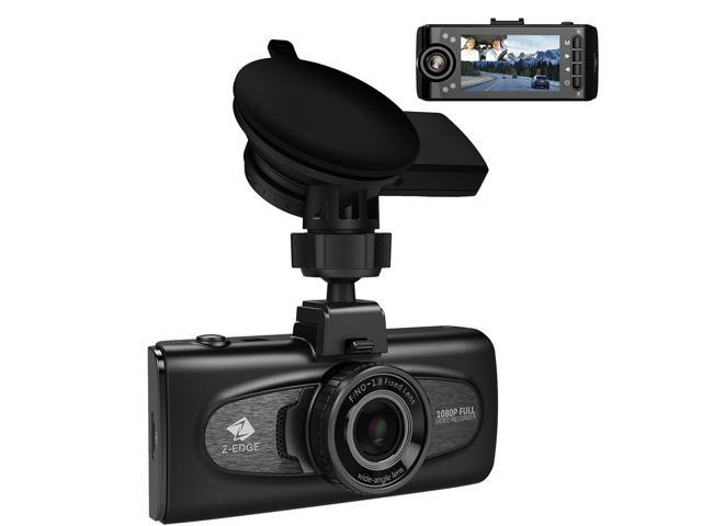 Loop Recording Parking Mode G-Sensor Support 256GB Max Dual 1920x1080P FHD Front and Rear Dash Cam with WDR Z-Edge Dual Dash Cam Built-in Wi-Fi Night Vision 