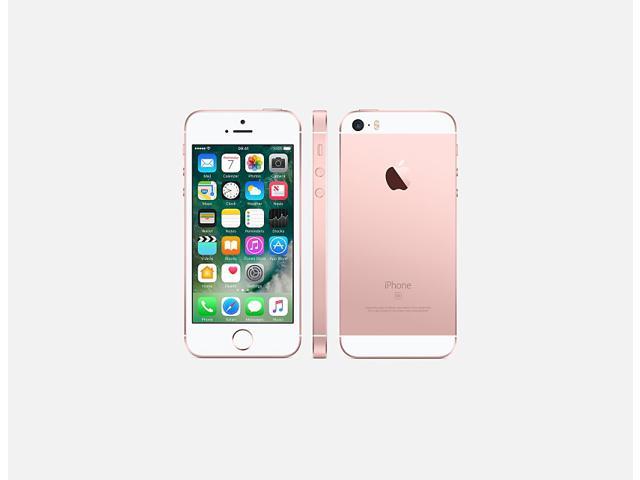 Refurbished Apple Iphone Se 16gb A1723 Rose Gold Unlocked Cell Phones Unlocked Newegg Ca