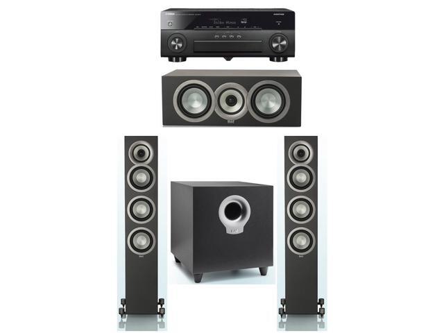 Elac Uni Fi Slim Black 3 1 System With 2 Elac Fs U5 Floorstanding