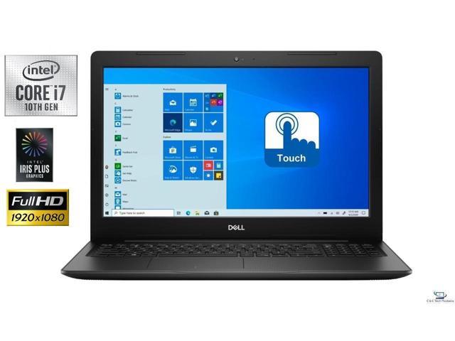 Dell Inspiron 3593 15.6" Full HD TouchScreen Laptop,10th Gen Intel Core i7-1065G7,16GB DDR4,256GB SSD Plus 1TB HDD,Intel Iris Plus Graphics,Wifi-AC,Bluetooth,HDMI,USB, Windows 10 Pro