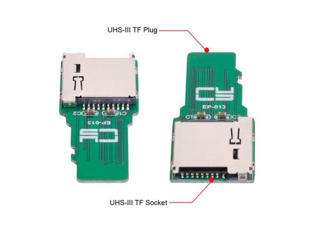 Xiwai Adattatore Estensore TF Micro SD A SD Femmina, PCBA Per SD/SDHC/SDXC, Supporto UHS-II UHS-III Fino A 321 MB/s, Per Raspberry Pi E GPS