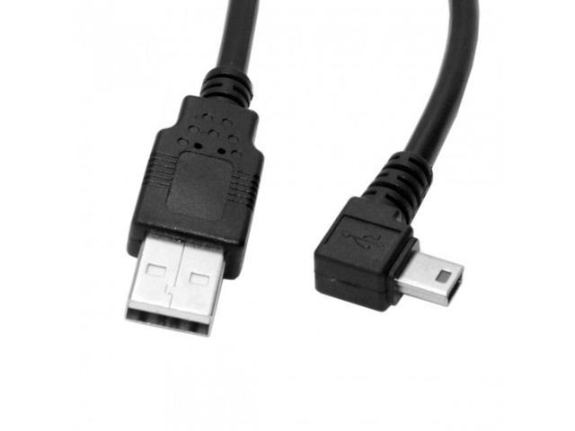 Cysm Mini Usb B Type 5pin Male Left Angled 90 Degree To Usb 20 Male Data Cable 6ft 18m 1019