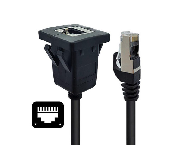 Cablecc CY UT-016-1.0M Waterproof Dustproof Latch Locking CAT6 RJ45 ...