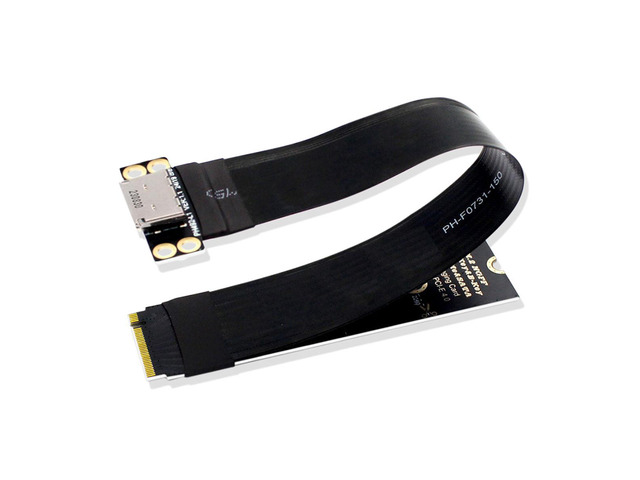 xiwai Cavo host M.2 M-Key 2280 NGFF PCI-E4.0 a Oculink SFF-8612 SFF-8611 15 cm per NVME U.2 SSD eGPU xiwai Cavo host M.2 M-Key 2280 NGFF PCI-E4.0 a Oculink SFF-8612 SFF-8611 15 cm per NVME U.2 SSD eGPU