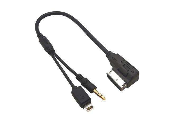 chenyang Medien in Ami MDI auf Stereo 3,5 mm Audio AUX Adapter Kabel für VW Audi 2014 A4 A6 Q5 Q7 & iPhone5 iPad mini 