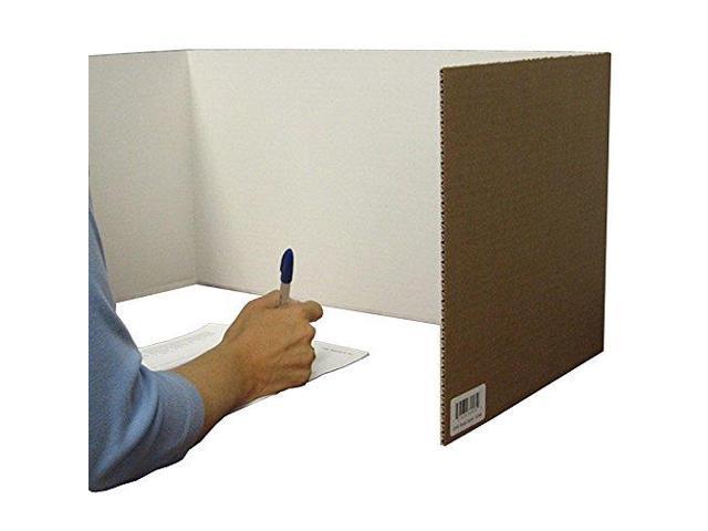 Photo 1 of Flipside Products Sturdy Carrel w/Corrugated 12"X48" 24/PK -- MINOR DAMAGE FROM NO PACKAGING