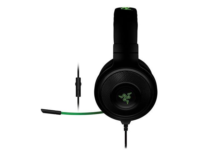 Razer Kraken Usb Black Noise Isolating Over Ear Gaming Headset With Mic Compatible With Pc Playstation 4 Newegg Com