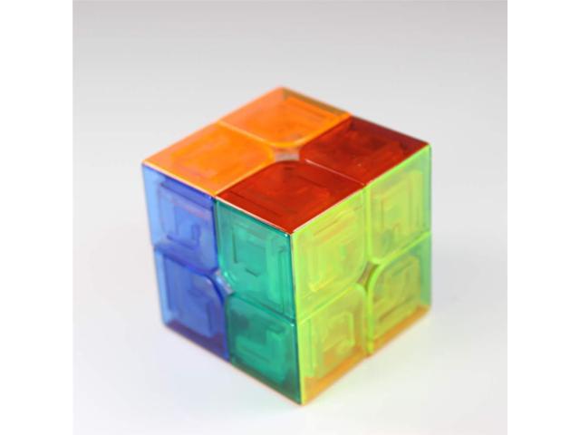 Black YJ MoYu LingPo 2-layers Magic Cube Puzzle 