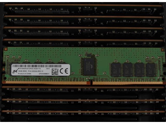 Micron MTA18ASF2G72PDZ-3G2R1 DDR4-3200 16GB/2Gx72 ECC/REG CL22 サーバーメモリ