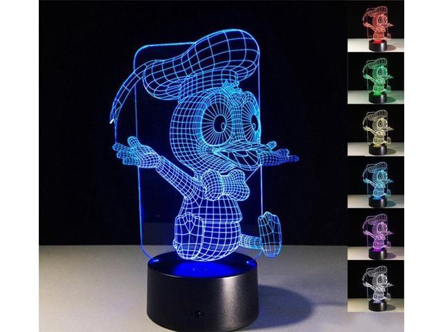 3D LED illusion Batman USB 7Color table Night Light Lamp Bedroom Child gift Her 