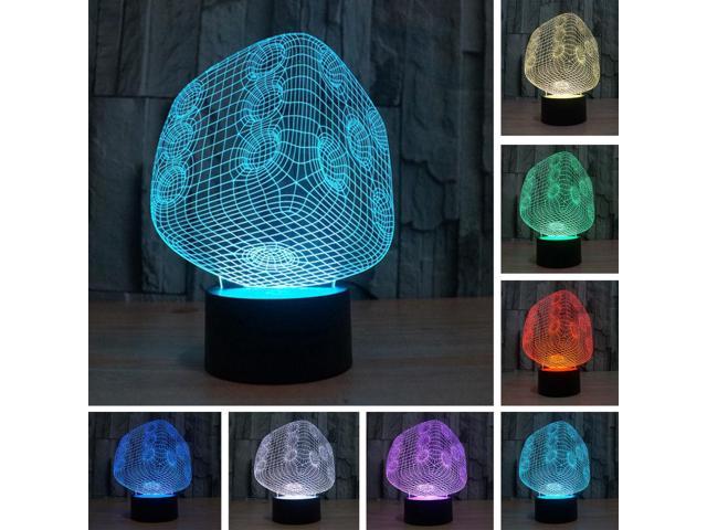 New Arrival Dice 3d Night Light Rgb Christmas Mood Lamp Living Bedroom Home Deco