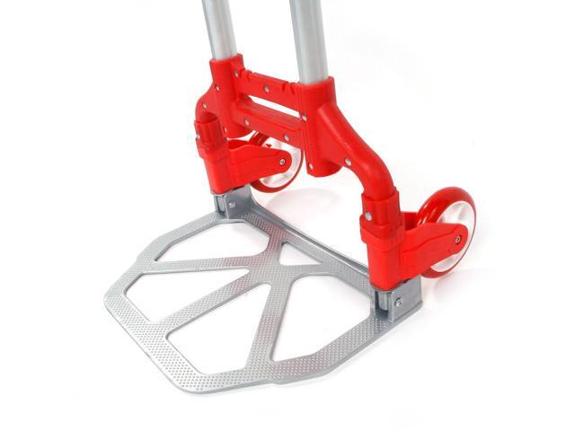 170lbs Cart Folding Dolly Collapsible Trolley Push Hand Truck Moving Warehouse