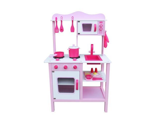 Wood Kitchen Toy Kids Cooking Pretend Play Set Toddler Wooden Wood Kitchen Toy Kids Cooking Pretend Play Set Toddler Wooden Playset