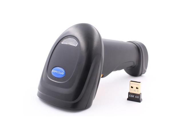Bluetooth Barcode Scanner Wireless Laser USB Scan Gun Label Reader LED Buzzer US 