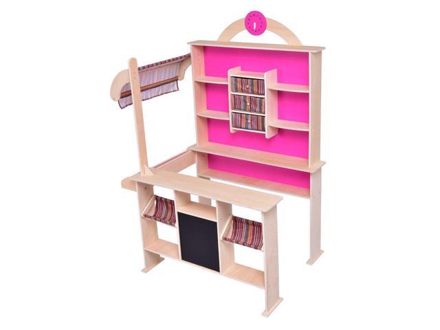 wooden grocery stand