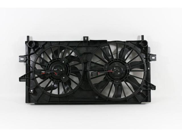 Dual Radiator And Condenser Fan Assembly Cooling Direct For Fit