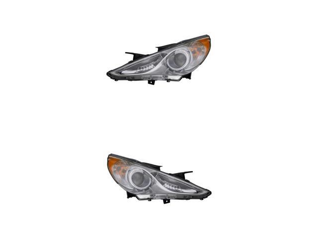 Fits Sonata 11-14 Passenger Side Headlight Lamp Assembly