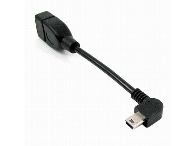Cables USB2.0 A Female to Mini USB-B 5Pin Male Right Angled 90 Degree OTG Host Cable Cable Length: Other, Color: Right Angled 