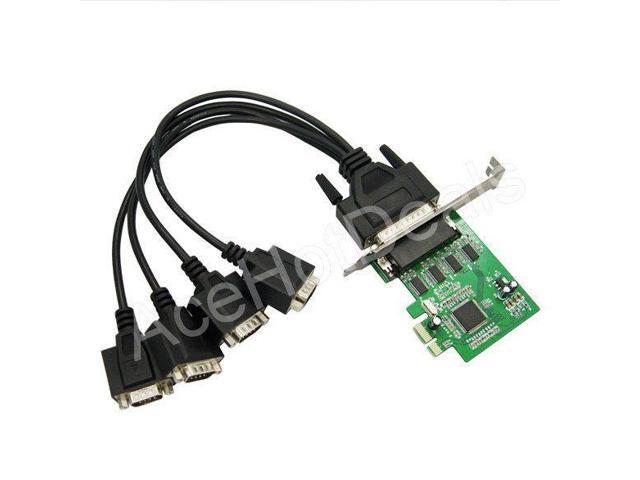 PCI-Express to 8 Ports DB9 Serial RS232 RS-232 COM Adapter Card 16c1058 chip