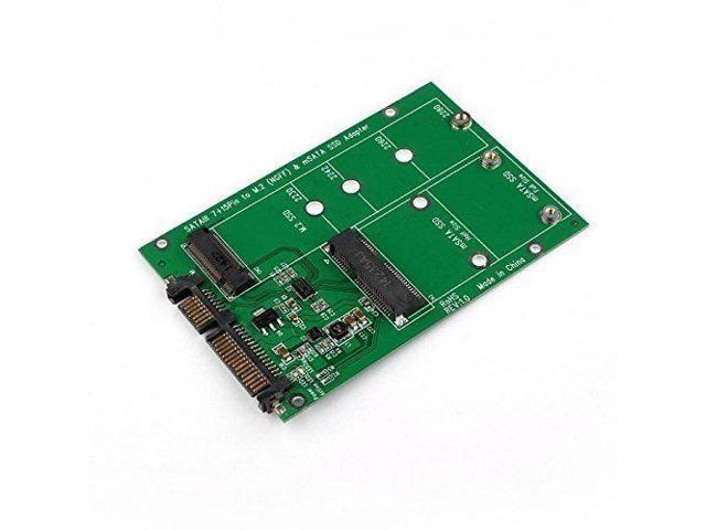 Mini PCI-E 2 Lane M.2 NGFF 30mm 42mm SSD To 52pin mSATA Adapter Card