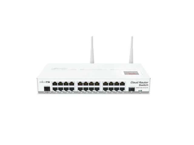 Fully manageable Layer 3 24x 10/100/1000 1000mW Wireless Cloud Router Gigabit Switch Mikrotik CRS125-24G-1S-2HnD-IN