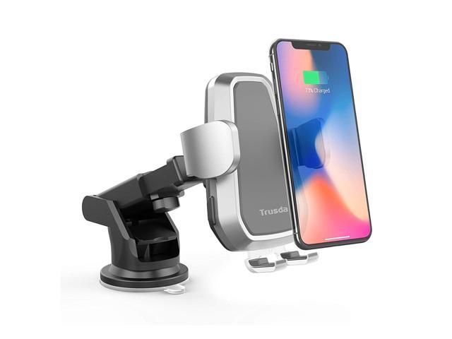 Black Tech Armor Wireless Car Charger Air Vent Car Mount Fast Qi Charging Compatible for iPhone X/Xs/XS Max / 8/8 Plus/Samsung Galaxy S9 / S8 / Note 8/9 and More 
