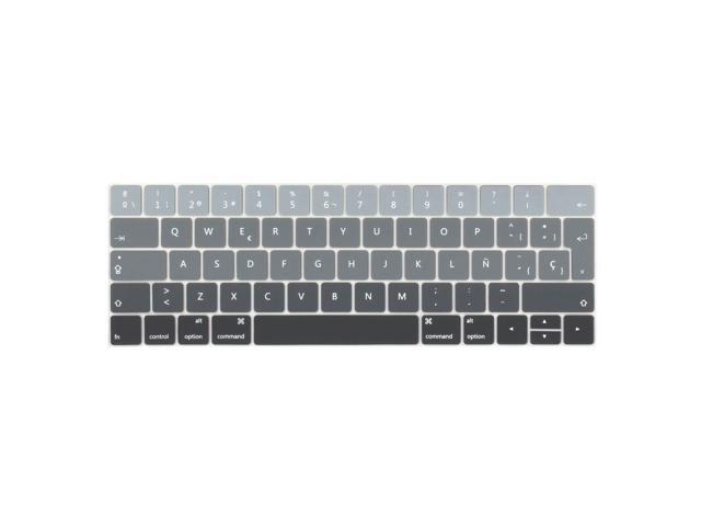 Spanish Silicone Keyboard Cover Skin For MacBook Pro 13/"15/"Touch Bar A1706 A1707