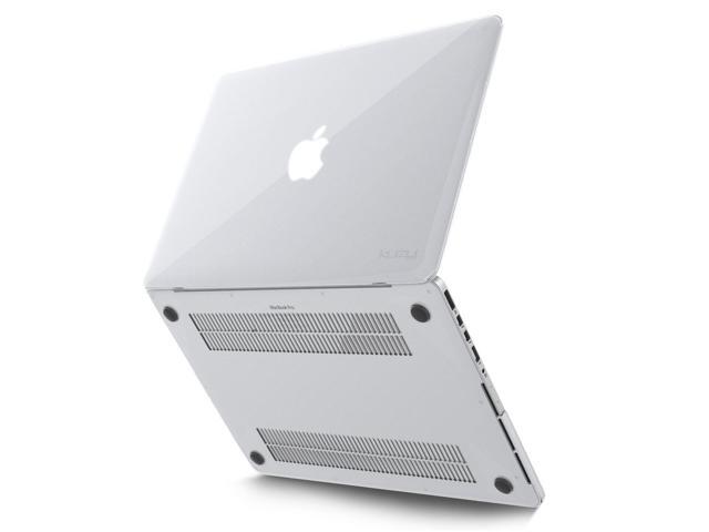 Kuzy Rubberized Hard Cover for Model A1502 // A1425 with Retina Display Shell Plastic Release 2015-2012 WHITE//CLEAR Older Version MacBook Pro 13.3 inch Case