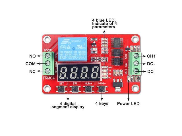 12V Programmable Multifunction Digital Relay Module FRM01