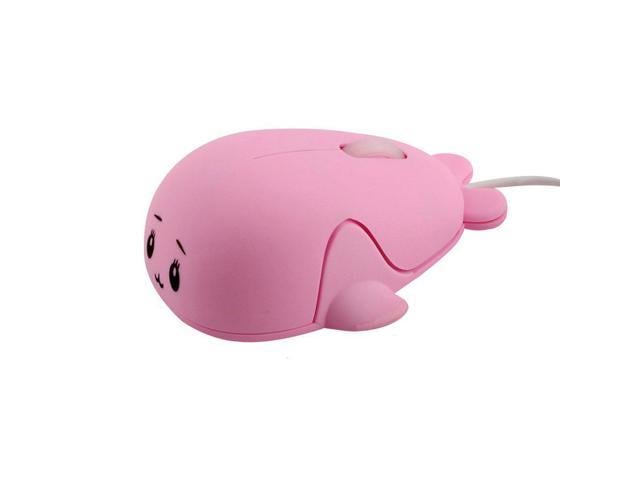 Download Fashionable Cute Animal Baby Dolphin Shape Usb Wired Mouse 1600 Dpi Optical Mice Mini Small Kids Children Mice For Pc Laptop Computer Pink Newegg Com