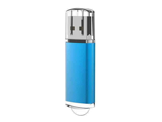 5 Mixed Colors: Black Blue Green Red White JUANWE 10 Pack 16GB USB Flash Drive USB 2.0 Thumb Drives Bulk Memory Stick Jump Drive Pen Drive with Led Indicator