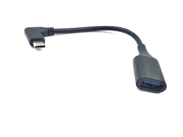90 Degree USB 3.1 Type C Male To USB 3.0 A Female Data OTG Converter Adapter