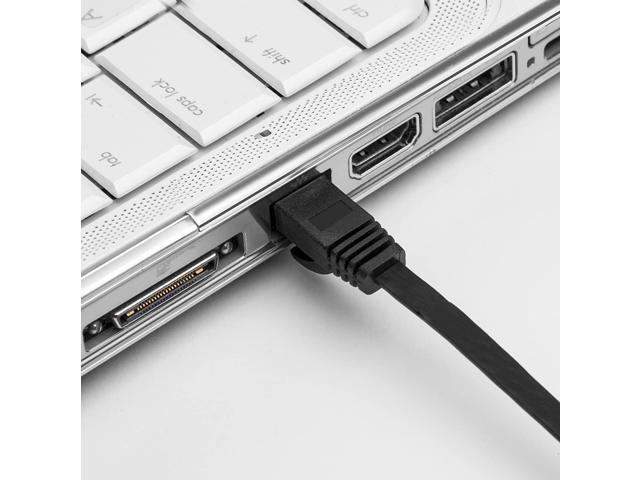 Black 10-PACK 6 inch CAT6 Network UTP Ethernet RJ45 Full 8-Wire Patch Cable