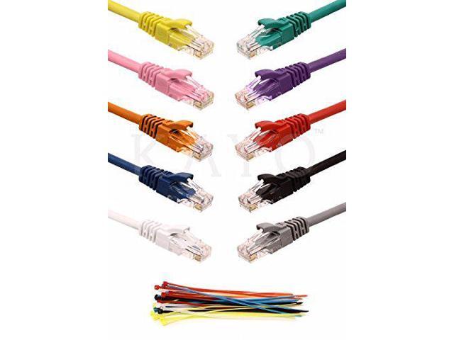 15Ft Cat5E Molded Snagless Network Lan Ethernet Internet Patch Cable Yellow