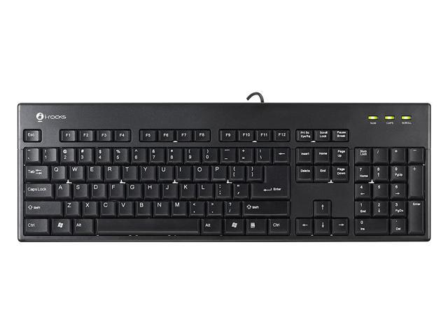 I-Rocks Washable Keyboard, Black (IRK32W-BK) - Newegg.com