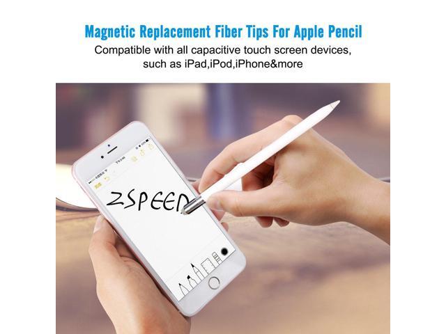 3 Pack Apple Pencil Cap Replacement Magnetic Stylus Caps Tip Cover For All Touch