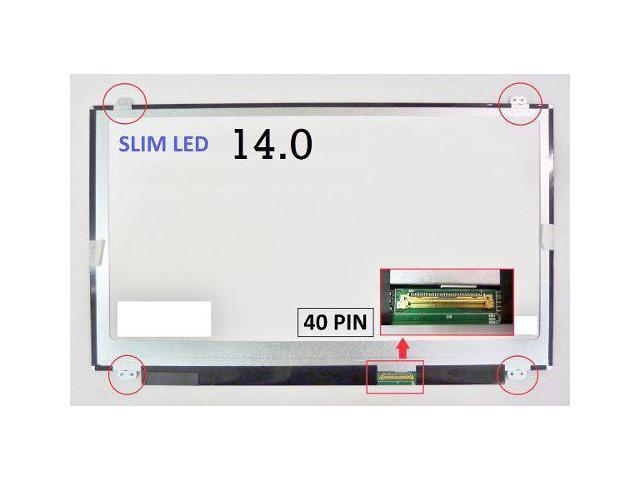 HD LCD LED Display Screen SLIM IBM-Lenovo FRU 93P5693 14.0" WXGA 