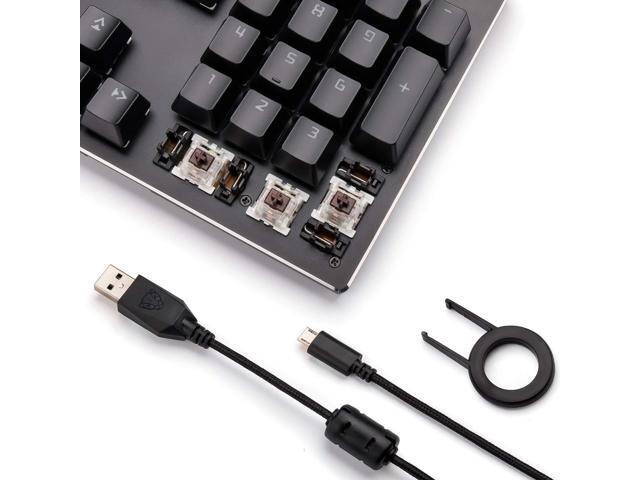 2.4G Connection G-Cord Wireless Mechanical Keyboard with LED Backlit