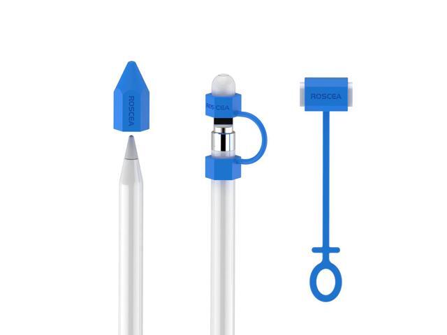 3 pcs For iPad Pro Apple Pencil Cap Holder// Nib Cover// Cable Adapter Tether