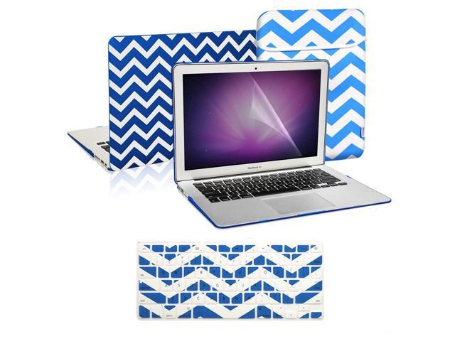 Bag Keyboard Cover 4in1 Rubberized GREEN Case for Macbook PRO 13/" LCD Screen