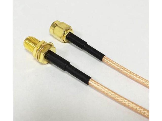 Length 11.8 Inch Lsgoodcare Connecting Line RG178 Coaxial Cable Connector Antenna Adapter Pack of 3 SMA-Male to SMA-Female Antenna Extension Cable