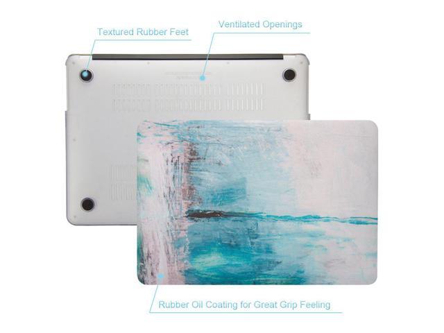 Macbook Pro Retina 13 Inch Case Ymix Hard Plastic Mac Pro Case Cover Matte Rubberized Protective Case For Model A1425 A1502 Apple Macbook Pro 13 Retina 12 15 Ver Cyan Oil Paint Newegg Com