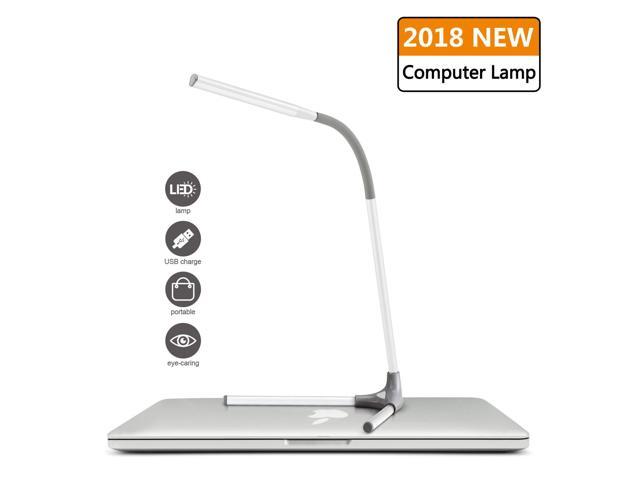 Spectsun White Desk Lamp Detachable Portable White Table Lamp