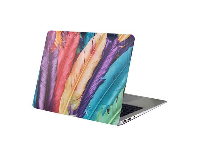 Colorful Feather with CD-ROM Drive MacBook Pro 13 Inch Case,YMIX Smooth Plastic Hard Case Cover Matte Rubberized Shell Only for Model A1278 Apple MacBook Pro 13 2010-2012 Ver
