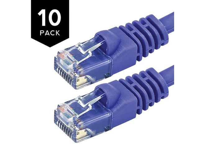 Buhbo 75Ft Cat6 UTP Ethernet Network Non Booted Cable Purple 