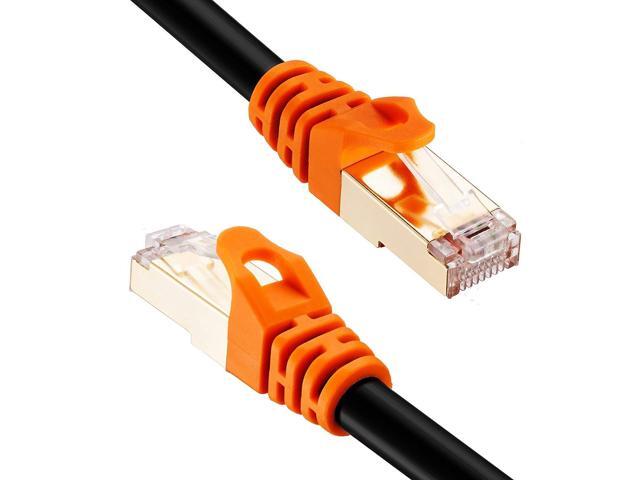 LiuTian 26AWG Heavy-Duty Cat7 Networking Cord Outdoor Cat 7 Ethernet Cable 50ft